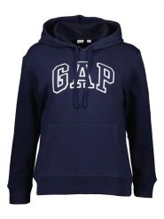 GAP Bluza w kolorze granatowym rozmiar: XL. Niebieskie bluzy damskie GAP, xl, bez wzorów, z kapturem. Za 144.92 zł.