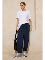 Trendyol Spodnie w kolorze antracytowym rozmiar: L. Czarne spodnie materiałowe damskie Trendyol, bez wzorów, z materiału. Za 86.99 zł.