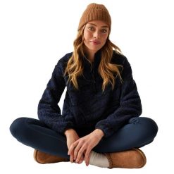 Bluza Polarowa Damska Abstrakcja Borg Suwak Do Połowy Frankie. Czarne bluzy damskie Regatta, xl, w abstrakcyjne wzory, z materiału, bez kaptura. Za 88.99 zł.