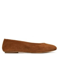 Baleriny Weekend Max Mara. Brązowe balerinki damskie Weekend Max Mara, bez wzorów. Za 1,449.00 zł.