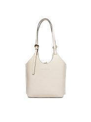 Tommy Hilfiger Torebka Th Modern Mini Tote AW0AW18617 Beżowy. Brązowe torebki klasyczne damskie Tommy Hilfiger, ze skóry, bez dodatków. Za 569.99 zł.