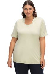 WITT WEIDEN Koszulka w kolorze kremowym rozmiar: 38. Brązowe koszulki damskie WITT WEIDEN, bez wzorów, bez kołnierzyka, bez ramiączek. Za 39.99 zł.