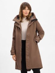 Didriksons Damski płaszcz funkcjonalny - Luna Kobiety brązowy jednolity, 46. Brązowe płaszcze damskie Didriksons, bez wzorów, z syntetyku, bez kaptura. Za 1,599.95 zł.