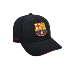 FC Barcelona czapka z daszkiem dla dorosłego czarna. Czarne czapki z daszkiem damskie FC BARCELONA, bez wzorów, z bawełny. Za 99.00 zł.