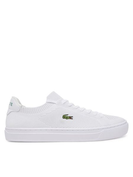 Lacoste Sneakersy La Piquée 2.0 7-49CFA0003 Biały. Białe obuwie sportowe damskie Lacoste, z materiału, bez zapięcia. Za 309.99 zł.