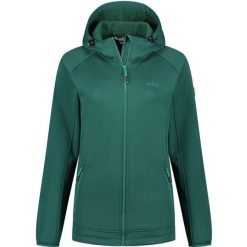 Damska Kurtka Softshell Kjelvik Kelly w Zielonym. Zielone kurtki sportowe damskie Jack Wolfskin, uniwersalny, bez wzorów, z poliesteru, bez kaptura. Za 123.18 zł.