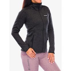 Bluza polarowa damska Columbia Sweater Weather Full Zip. Czarne bluzy damskie Columbia, m, bez wzorów, z polaru, bez kaptura. Za 256.99 zł.