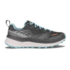 Buty trekkingowe damskie Lowa Fortux. Szare obuwie trekkingowe damskie Lowa, z materiału, bez zapięcia. W wyprzedaży za 625.55 zł.