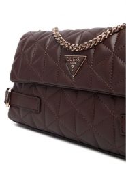 Guess Torebka Paisleigh HWQG98 83210 Brązowy. Brązowe torebki wieczorowe damskie Guess, z aplikacjami, ze skóry, bez dodatków. Za 589.99 zł.