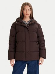 Lacoste Kurtka zimowa BF2608 Brązowy Regular Fit. Brązowe kurtki damskie Lacoste, na zimę, bez wzorów, z syntetyku, bez kaptura. Za 2,529.00 zł.