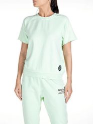 Replay Bluza w kolorze miętowym rozmiar: M. Zielone bluzy damskie Replay, m, bez wzorów, z bawełny, bez kaptura. Za 162.87 zł.