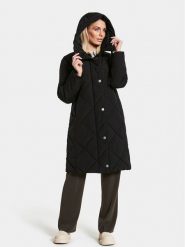 Didriksons Płaszcz zimowy Torun 504377 Czarny Relaxed Fit. Czarne płaszcze damskie Didriksons, na zimę, bez wzorów, z syntetyku, bez kaptura. Za 1,499.00 zł.