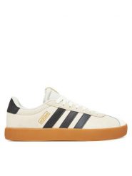 Adidas Sneakersy VL COURT 3.0 JP5351 Beżowy. Brązowe obuwie sportowe damskie Adidas, ze skóry, bez zapięcia. Za 196.99 zł.
