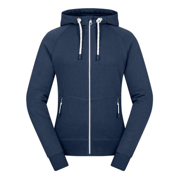 Bluza damska z kapturem ELT Pamplona. Niebieskie bluzy damskie ELT, bez wzorów, z kapturem. Za 255.00 zł.