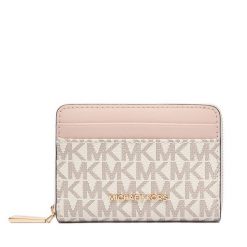 Portfel MICHAEL Michael Kors. Białe portfele damskie MICHAEL Michael Kors, bez wzorów. Za 519.99 zł.