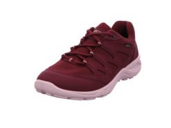 Buty do chodzenia damskie Ecco Terracruise Lt. Czerwone obuwie trekkingowe damskie ECCO, z materiału, bez zapięcia. Za 674.90 zł.