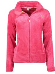 Geographical Norway Kurtka polarowa "Upaline" w kolorze różowym rozmiar: M. Różowe kurtki damskie Geographical Norway, m, bez wzorów, z polaru, bez kaptura. Za 86.99 zł.