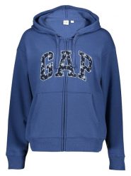 GAP Bluza w kolorze niebieskim rozmiar: M. Niebieskie bluzy damskie GAP, m, bez wzorów, bez kaptura. Za 124.95 zł.
