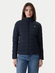 Guess Kurtka przejściowa V4YL04 WF3X0 Granatowy Regular Fit. Niebieskie kurtki damskie Guess, m, z aplikacjami, z syntetyku, bez kaptura. Za 569.99 zł.