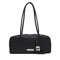 Torebka KARL LAGERFELD. Czarne torebki klasyczne damskie KARL LAGERFELD, bez dodatków. Za 849.99 zł.