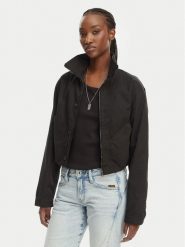 G-Star Raw Kurtka przejściowa D28439-E347 Czarny Regular Fit. Czarne kurtki damskie G-Star Raw, xs, bez wzorów, z bawełny, bez kaptura. Za 619.99 zł.