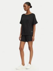 BOSS Piżama Element 50561022 Czarny Relaxed Fit. Czarne piżamy damskie Boss, bez wzorów, z wiskozy, bez ramiączek. Za 449.99 zł.