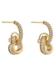 Guess Kolczyki JUBE05 465JW Złoty. Żółte kolczyki damskie Guess, metalowe. Za 219.99 zł.