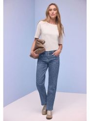 Street One Dżinsy - Regular fit - w kolorze niebieskim rozmiar: W33/L28. Niebieskie jeansy damskie Street One. Za 180.91 zł.