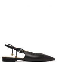 Furla Baleriny Poppy Slingback YM23FPO X30000 CN O6000 Czarny. Czarne balerinki damskie Furla, bez wzorów, ze skóry. Za 924.99 zł.