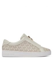 MICHAEL Michael Kors Sneakersy Keaton Zip Slip On 43R4KTFP2B Écru. Obuwie sportowe damskie MICHAEL Michael Kors, z materiału, bez zapięcia. Za 459.99 zł.