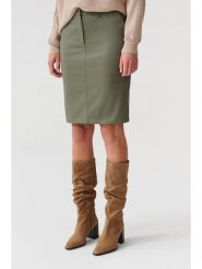 TATUUM Spódnica w kolorze khaki rozmiar: 42. Brązowe spódnice damskie TATUUM, bez wzorów, z bawełny, midi. Za 118.56 zł.