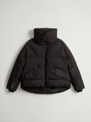 Woolrich Kurtka puchowa w kolorze czarnym rozmiar: M. Czarne kurtki damskie Woolrich, m, bez wzorów, z puchu, bez kaptura. Za 1,691.21 zł.