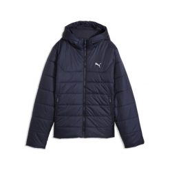 Młodzieżowa kurtka ocieplana Essentials z kapturem PUMA. Niebieskia kurtki damskie Puma, na jesień, m, bez wzorów, z materiału, z kapturem. Za 299.00 zł.