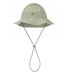 Kapelusz BUFF GO BUCKET HAT SOLID. Zielone kapelusze damskie Buff, bez wzorów, sportowe. Za 189.90 zł.