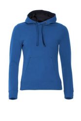 Clique Classic Hoody Women bluza z kapturem z bawełnianej mieszanki – royal blue. Niebieskie bluzy damskie CLIQUE, s, bez wzorów, z bawełny, z kapturem. Za 212.53 zł.