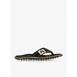 Japonki Gumbies Islander Canvas Flip-Flops. Szare klapki damskie Gumbies, bez wzorów, bez obcasa, bez zapięcia. Za 109.99 zł.