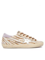Golden Goose Sneakersy Super-Star Classic With List GWF00101.F007507.82997 Beżowy. Brązowe obuwie sportowe damskie GOLDEN GOOSE, ze skóry, bez zapięcia. Za 2,399.00 zł.