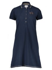 La Martina Sukienka polo w kolorze granatowym rozmiar: M. Niebieskie sukienki damskie La Martina, bez wzorów, bez ramiączek. Za 260.35 zł.