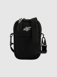 4F Saszetka - czarna Uniwersalny. Czarne nerki i saszetki damskie 4F, bez wzorów, z materiału. Za 69.99 zł.