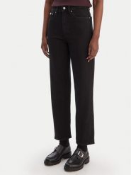 Calvin Klein Jeans Jeansy LV047E734G Czarny Taper Fit. Czarne jeansy damskie Calvin Klein Jeans. Za 409.99 zł.