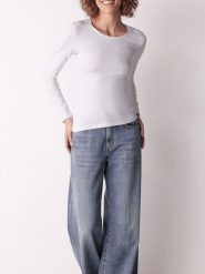 COTONELLA Koszulka w kolorze białym rozmiar: L. Białe bluzki damskie Cotonella, l, bez wzorów, z bawełny, bez kołnierzyka, bez ramiączek. Za 65.38 zł.