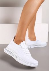 Białe Buty Sportowe Telephotis. Białe obuwie sportowe damskie Born2be, na fitness i siłownię. Za 39.99 zł.