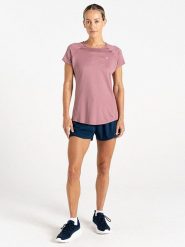 Dare 2b Koszulka sportowa "Corral Tee" w kolorze jasnoróżowym rozmiar: 40. Różowe koszulki sportowe damskie Dare 2b, bez wzorów, z materiału, bez ramiączek, outdoorowe. Za 74.63 zł.