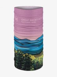 Chusta wielofunkcyjna Buff Coolnet UV National Parks - great smoky. Czerwone chusty damskie Buff, na lato, bez wzorów, z elastanu. Za 89.99 zł.