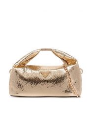 Guess Torebka Jewels Mini HWKG22 48740 Złoty. Żółte torebki wieczorowe damskie Guess, z aplikacjami, ze skóry, bez dodatków. Za 544.99 zł.