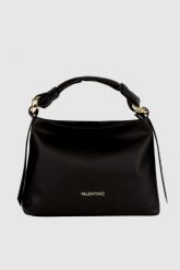 VALENTINO Torebka czarna Ring Re. Czarne torebki klasyczne damskie Valentino by Mario Valentino, bez dodatków. W wyprzedaży za 469.99 zł.