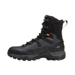 Buty trekkingowe damskie Mammut Blackfin Iii High. Czarne obuwie trekkingowe damskie Mammut, z materiału, za kostkę, bez zapięcia. Za 859.99 zł.