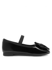 Nelli Blu Baleriny CM220831-31(III)DZ Czarny. Czarne baleriny dziewczęce Nelli Blu, bez wzorów, z tworzywa sztucznego, bez obcasa, bez zapięcia. Za 59.99 zł.
