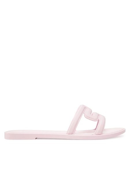 Melissa Klapki Melissa M Slide Ad 36148 Różowy. Czerwone klapki damskie Melissa, bez wzorów, z tworzywa sztucznego, bez obcasa, bez zapięcia. Za 149.99 zł.