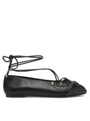 Liu Jo Baleriny Brigitte 17 SF6079 PX532 Czarny. Czarne balerinki damskie Liu Jo, bez wzorów, ze skóry. Za 659.99 zł.